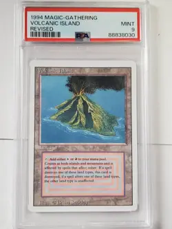 [PSA9] ya37 Mtg Rv Volcanic Island English Psa 9 Mint - Image 1