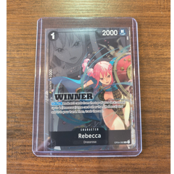 Bandai One Piece CCG Rebecca OP04-092 Winner Pack 2025 Vol. 2 Promo Foil - Image 1