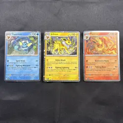 Prismatic Evolutions Poster Collection Promo Cards - Complete Set of 3 - NM - Image 1
