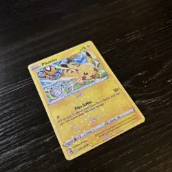 Pikachu Holo Reflective 49/195 Silver Tempest Set Rare Pokemon Card Custom Card - Image 2