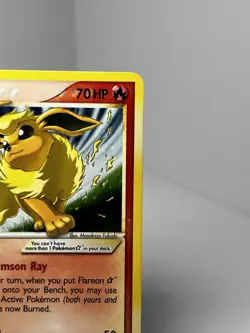 Pokemon TCG Flareon Gold Star Holo Ultra Rare Card 100/108 EX Power Keepers - Image 5