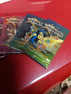 Neopets TCG Battle For Meridell 8-Card Booster Pack 4 Packs - Image 2