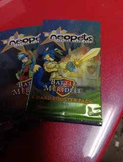 Neopets TCG Battle For Meridell 8-Card Booster Pack 4 Packs - Image 4