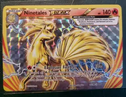 NINETALES BREAK 16/108 XY Evolutions Ultra Rare Pokemon Card NM Pack Fresh - Image 1