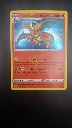Special Delivery Charizard SWSH075 — Near Mint — Black Star Promo Pokemon Card - Image 2