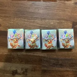 Pokemon Prismatic Evolutions - 4x lot Card Sleeves from ETB - Sealed New - Image 1