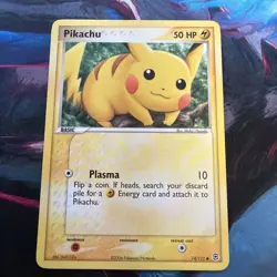 Pokemon Pikachu TCG EX FireRed & LeafGreen Card 74/112 Regular Common - Image 1