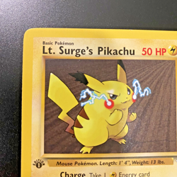 Lt. Surge's Pikachu 81/132 1st Edition Gym Heroes Regular LP - Pokemon Card - Image 2