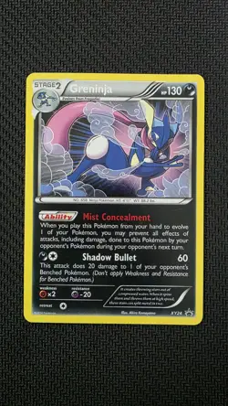 Pokemon TCG 2014 XY Black Star Promo Cosmos Holo Card -- Greninja XY24 - Image 1