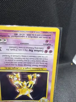 Pokemon TCG Alakazam Base Set 1/102 Holo Rare 80 HP 1999 Card - Image 4