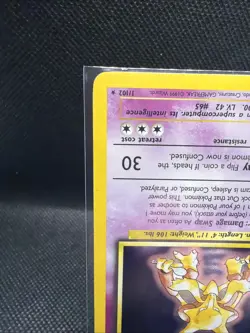 Pokemon TCG Alakazam Base Set 1/102 Holo Rare 80 HP 1999 Card - Image 5