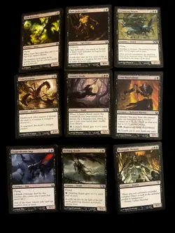 Mtg Magic The Gathering Game Card Lot #5 Black Cards Used 2011 2012 - Image 2