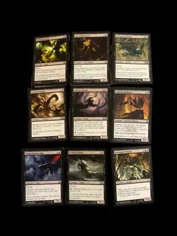 Mtg Magic The Gathering Game Card Lot #5 Black Cards Used 2011 2012 - Image 3