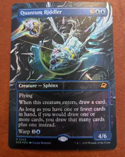 Quantum Riddler Borderless Foil - Edge of Eternities - Image 1