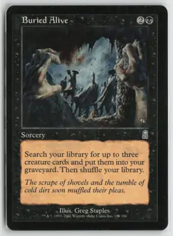 Buried Alive Lightly Played 118 Odyssey Magic: The Gathering - Image 1