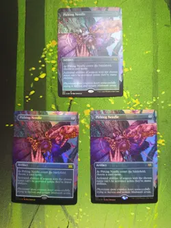 Pithing Needle FOIL BORDERLESS Double Masters 397 mtg - Image 3