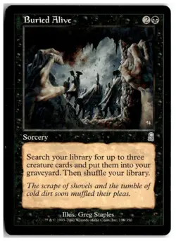 MTG Buried Alive - Odyssey Moderately Played English - Image 1