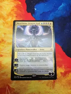 Nicol Bolas, Dragon-God - War of the Spark (WAR) - NM - Image 1