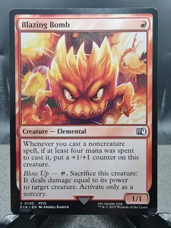MTG Singles Final Fantasy Magic The Gathering Card Blazing Bomb C 0130 - Image 1