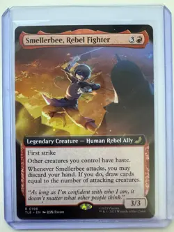 Smellerbee, Rebel Fighter #0198 (Extended Art) Non-Foil Avatar Last Airbender NM - Image 1