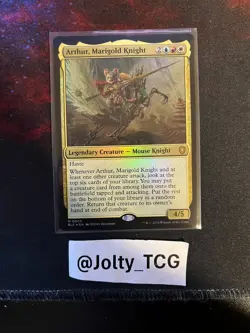 Arthur, Marigold Knight Commander: Bloomburrow Foil - Image 1