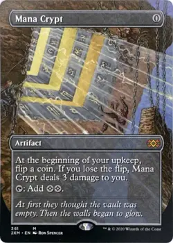 Mana Crypt (#361) - Borderless - Double Masters - MTG Magic: The Gathering - LP - Image 1