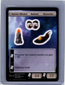 Narrow-Minded Baloney Fireworks 12 Unfinity MTG LP - Image 1