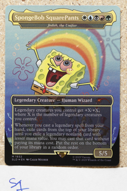 SpongeBob SquarePants Legendary Creature Rainbow Foil Mythic SLD - Image 1