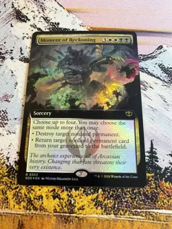 Moment of Reckoning (Extended Art) R Secrets of Strixhaven 353 NM Foil - Image 1