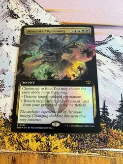 Moment of Reckoning (Extended Art) R Secrets of Strixhaven 353 NM Foil - Image 2