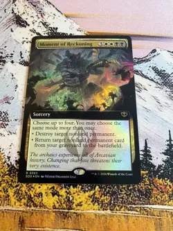 Moment of Reckoning (Extended Art) R Secrets of Strixhaven 353 NM Foil - Image 3