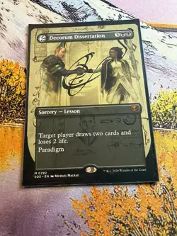 Decorum Dissertation (Borderless) [Secrets of Strixhaven] Near Mint - Image 3