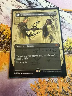 Decorum Dissertation (Borderless) [Secrets of Strixhaven] Near Mint - Image 4