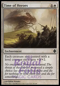 Time of Heroes 2x FOIL ROE MTG Rise of Eldrazi Uncommon MINT white - Image 1