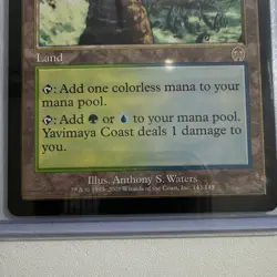 Yavimaya Coast Apocalypse Land Rare Blue Green 143/143 Anthony S. Waters - Image 4