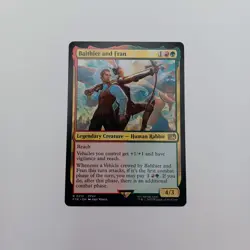 Balthier and Fran MTG Rare Magic: The Gathering Final Fantasy 12 FFXII Rabbit - Image 1
