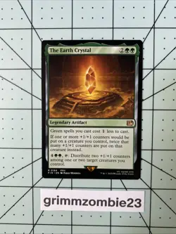 MTG Final Fantasy The Earth Crystal 0184 Rare Legendary Artifact - Image 1