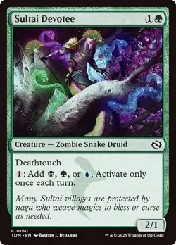 SULTAI DEVOTEE mtg NM-M Tarkir Dragonstorm Common - Image 1