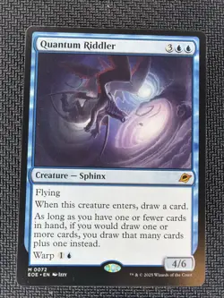 Magic: The Gathering Quantum Riddler Creature Edge of Eternities Blue M0072 2025 - Image 1