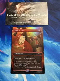 Braid of Fire Foil Avatar Secret Lair Ember Island Players Last Air Bender - Image 1