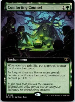 Comforting Counsel (Extended Art) 338 Secrets of Strixhaven Foil NM - Image 1