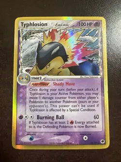 Typhlosion 12/101 Pokemon TCG Dragon Frontiers MP (edge ding) - Image 1