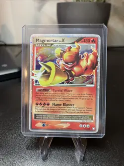 Pokemon TCG Magmortar LV.X Mysterious Treasures 123 Holo Rare Holo LV.X - Image 1