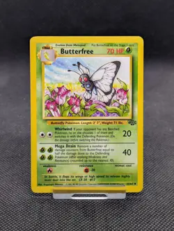 Butterfree 33/64 Jungle Base Set Uncommon Pokemon WOTC LP-NM - Image 1