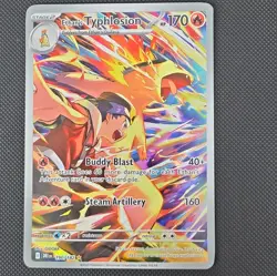 Pokemon TCG Ethan's Typhlosion 190/182 Destined Rivals IR Holo 170 HP ENG - Image 1