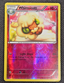Whimsicott - 71/124 - XY Fates Collide Pokemon Reverse Holo Foil Nice LP -- L25 - Image 3