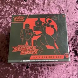 Pokemon SEALED Destined Rivals ETB Elite Trainer Box English Mewtwo - Image 1