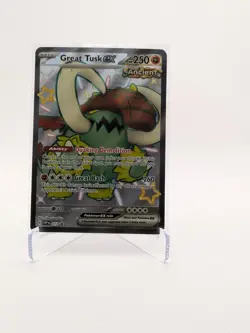 Pokemon TCG - Great Tusk ex 072 Full Art Black Star Promo Holo - Paldean Fates - Image 2