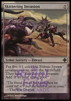 Skittering Invasion 1x FOIL ROE MTG Rise of Eldrazi Uncommon MINT colorless - Image 1