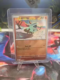 Pokemon TCG - Larvesta - 015/086 (Masterball Holo) - SV: Black Bolt - Image 1